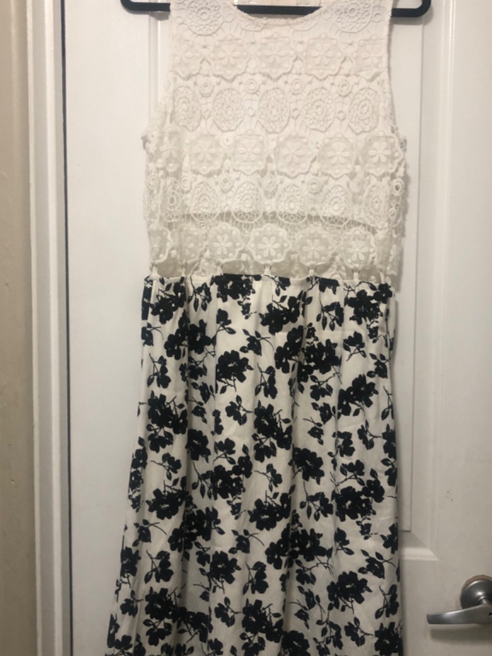 Vero Moda white and black Dress size L - Picture 2 of 5